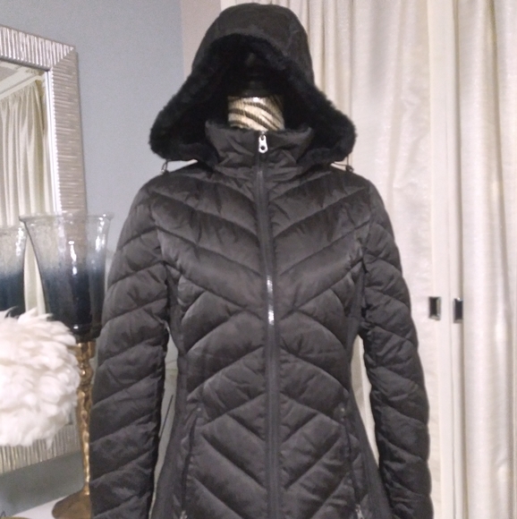 Nautica puffer jacket w/detachable hoodie (M) - Picture 9 of 10